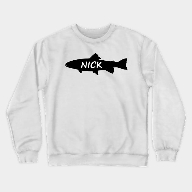 Nick Fish Crewneck Sweatshirt by gulden